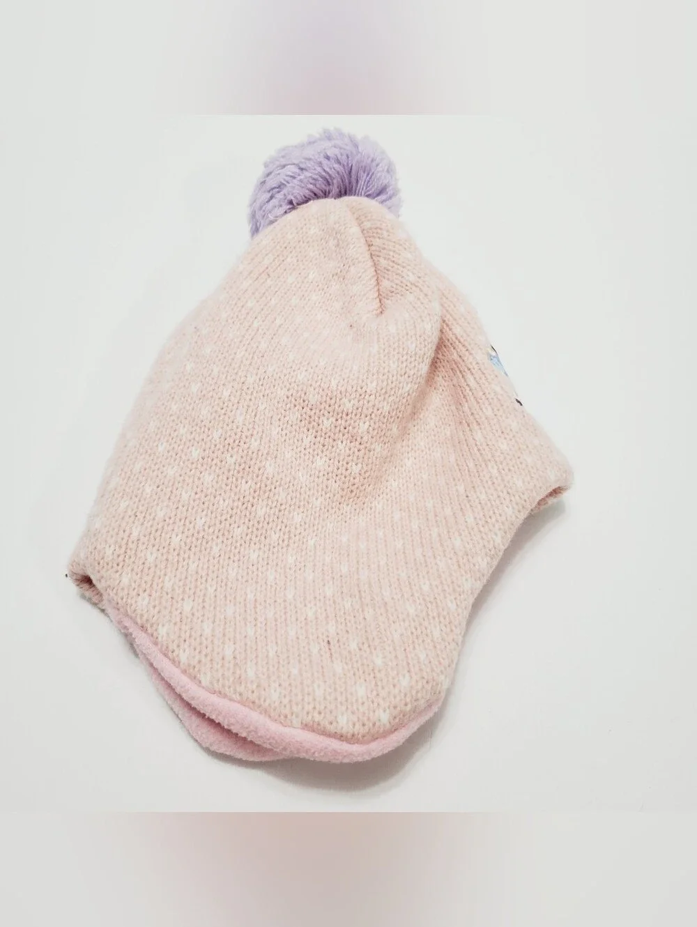 Bluey Girls Winter Beanie Pom Hat Pink OS